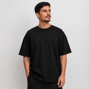 Camiseta GO Oversized — Frente + Costas